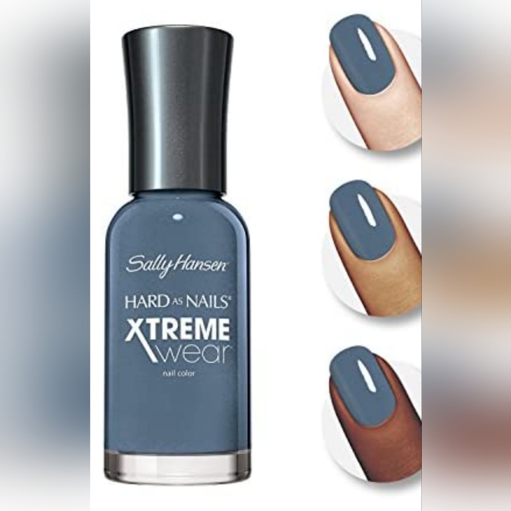 Sally Hansen Hard as Nails Xtreme Wear, Gunmetal, discontinued
